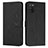 Leather Case Stands Flip Cover Holder Y03X for Samsung Galaxy A02s Black