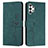 Leather Case Stands Flip Cover Holder Y03X for Samsung Galaxy A13 4G Green