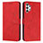 Leather Case Stands Flip Cover Holder Y03X for Samsung Galaxy A13 4G Red