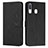 Leather Case Stands Flip Cover Holder Y03X for Samsung Galaxy A20 Black