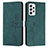 Leather Case Stands Flip Cover Holder Y03X for Samsung Galaxy A32 4G Green