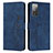 Leather Case Stands Flip Cover Holder Y03X for Samsung Galaxy S20 FE 4G Blue