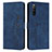 Leather Case Stands Flip Cover Holder Y03X for Sony Xperia 10 IV Blue