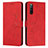 Leather Case Stands Flip Cover Holder Y03X for Sony Xperia 10 IV Red