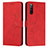 Leather Case Stands Flip Cover Holder Y03X for Sony Xperia 10 IV SO-52C Red