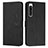 Leather Case Stands Flip Cover Holder Y03X for Sony Xperia 5 IV Black