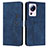 Leather Case Stands Flip Cover Holder Y03X for Xiaomi Civi 2 5G Blue