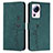 Leather Case Stands Flip Cover Holder Y03X for Xiaomi Civi 2 5G Green