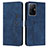 Leather Case Stands Flip Cover Holder Y03X for Xiaomi Mi 11T 5G Blue