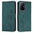 Leather Case Stands Flip Cover Holder Y03X for Xiaomi Mi 11T 5G Green