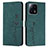 Leather Case Stands Flip Cover Holder Y03X for Xiaomi Mi 13 5G Green