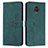 Leather Case Stands Flip Cover Holder Y03X for Xiaomi Poco M2 Pro Green