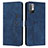 Leather Case Stands Flip Cover Holder Y03X for Xiaomi POCO M3 Pro 5G Blue