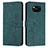 Leather Case Stands Flip Cover Holder Y03X for Xiaomi Poco X3 Pro Green