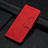 Leather Case Stands Flip Cover Holder Y03X for Xiaomi Poco X5 Pro 5G Red