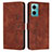 Leather Case Stands Flip Cover Holder Y03X for Xiaomi Redmi 10 5G