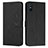 Leather Case Stands Flip Cover Holder Y03X for Xiaomi Redmi 9AT Black