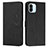 Leather Case Stands Flip Cover Holder Y03X for Xiaomi Redmi A1 Black