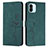 Leather Case Stands Flip Cover Holder Y03X for Xiaomi Redmi A1 Green