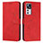 Leather Case Stands Flip Cover Holder Y03X for Xiaomi Redmi K50 Ultra 5G Red