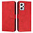 Leather Case Stands Flip Cover Holder Y03X for Xiaomi Redmi K50i 5G Red