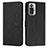 Leather Case Stands Flip Cover Holder Y03X for Xiaomi Redmi Note 10 Pro 4G Black
