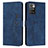 Leather Case Stands Flip Cover Holder Y03X for Xiaomi Redmi Note 11 4G (2021) Blue