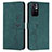 Leather Case Stands Flip Cover Holder Y03X for Xiaomi Redmi Note 11 5G Green