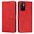 Leather Case Stands Flip Cover Holder Y03X for Xiaomi Redmi Note 11 5G Red