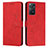 Leather Case Stands Flip Cover Holder Y03X for Xiaomi Redmi Note 11 Pro 4G Red