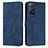 Leather Case Stands Flip Cover Holder Y03X for Xiaomi Redmi Note 11 Pro 5G Blue