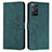 Leather Case Stands Flip Cover Holder Y03X for Xiaomi Redmi Note 11 Pro 5G Green