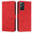 Leather Case Stands Flip Cover Holder Y03X for Xiaomi Redmi Note 11 Pro 5G Red