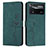 Leather Case Stands Flip Cover Holder Y03X for Xiaomi Redmi Note 11E Pro 5G Green