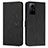 Leather Case Stands Flip Cover Holder Y03X for Xiaomi Redmi Note 12S Black