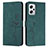 Leather Case Stands Flip Cover Holder Y03X for Xiaomi Redmi Note 12T Pro 5G Green