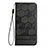 Leather Case Stands Flip Cover Holder Y04B for Apple iPhone 15 Pro