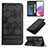 Leather Case Stands Flip Cover Holder Y04B for Samsung Galaxy A73 5G