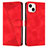 Leather Case Stands Flip Cover Holder Y04X for Apple iPhone 13 Red