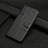 Leather Case Stands Flip Cover Holder Y04X for Motorola Moto G53j 5G Black