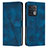 Leather Case Stands Flip Cover Holder Y04X for OnePlus 10 Pro 5G Blue