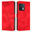 Leather Case Stands Flip Cover Holder Y04X for OnePlus 10 Pro 5G Red