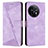 Leather Case Stands Flip Cover Holder Y04X for OnePlus 11 5G Purple