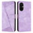 Leather Case Stands Flip Cover Holder Y04X for Oppo K11x 5G Purple