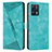 Leather Case Stands Flip Cover Holder Y04X for Realme 9 5G Green