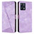 Leather Case Stands Flip Cover Holder Y04X for Realme 9 5G Purple