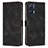 Leather Case Stands Flip Cover Holder Y04X for Realme V25 5G Black