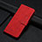Leather Case Stands Flip Cover Holder Y04X for Xiaomi Redmi 11A 4G Red