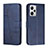 Leather Case Stands Flip Cover Holder Y04X for Xiaomi Redmi Note 12 Explorer Blue