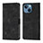 Leather Case Stands Flip Cover Holder Y05B for Apple iPhone 13 Black